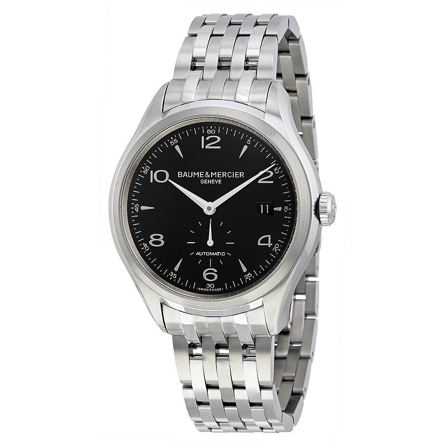 Baume&Mercier Men's M0A10100 Clifton Black Dial Watch
