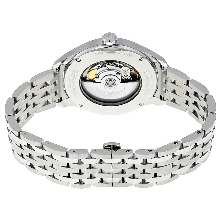 Baume&Mercier Men's M0A10100 Clifton Black Dial Watch