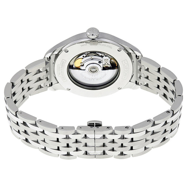 Baume & Mercier Herrenuhr Clifton Schwarzes Zifferblatt M0A10100