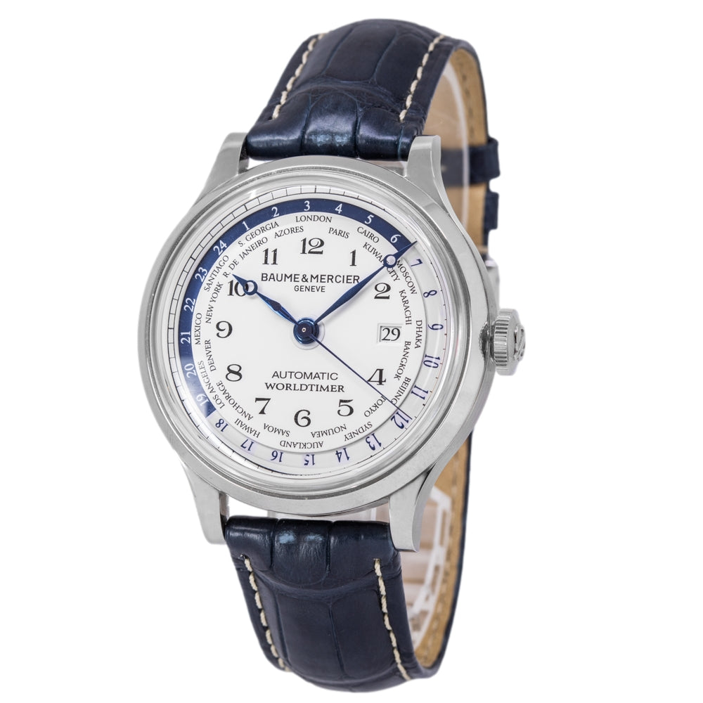 Baume & Mercier Men's M0A10106 Capeland Worldtimer 44mm Auto
