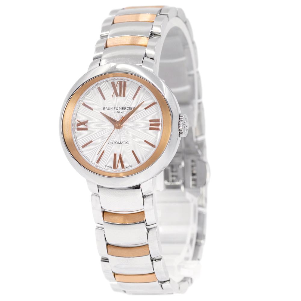 Baume&Mercier Ladies M0A10183 Promesse Rose Gold Watch