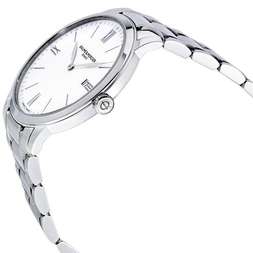 M0A10354-Baume&Mercier Men's M0A10354 Classima White Dial Watch