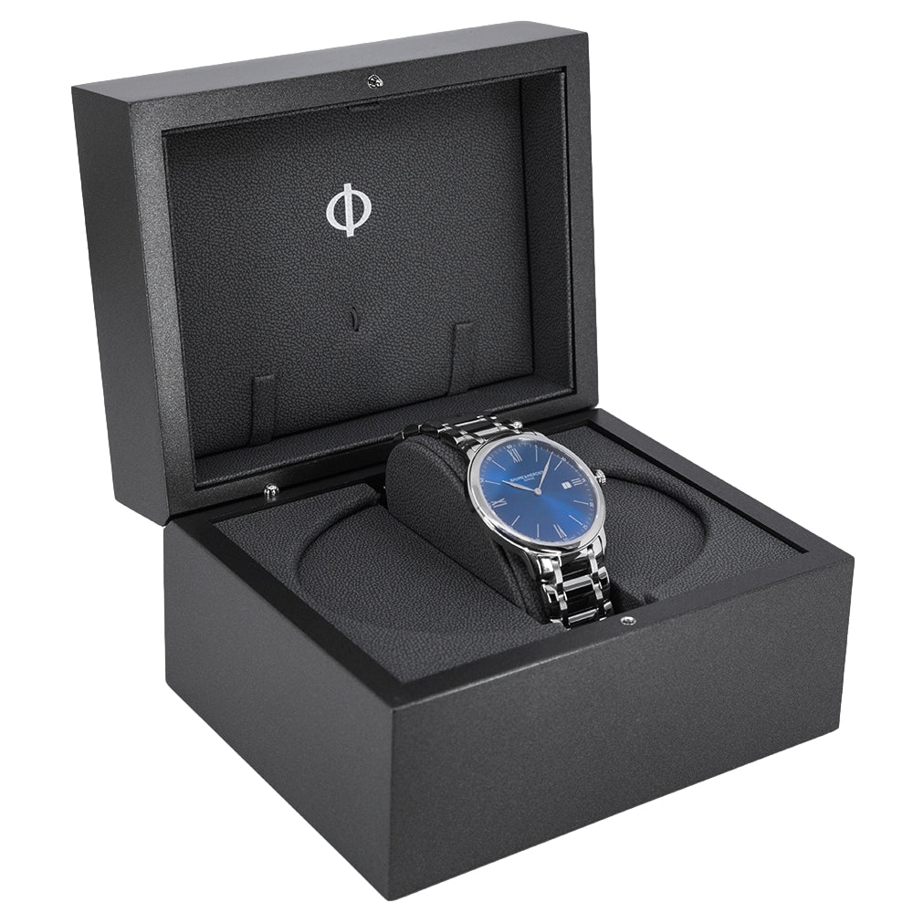 Baume & Mercier Men's M0A10382 Clifton Blue Dial Quartz