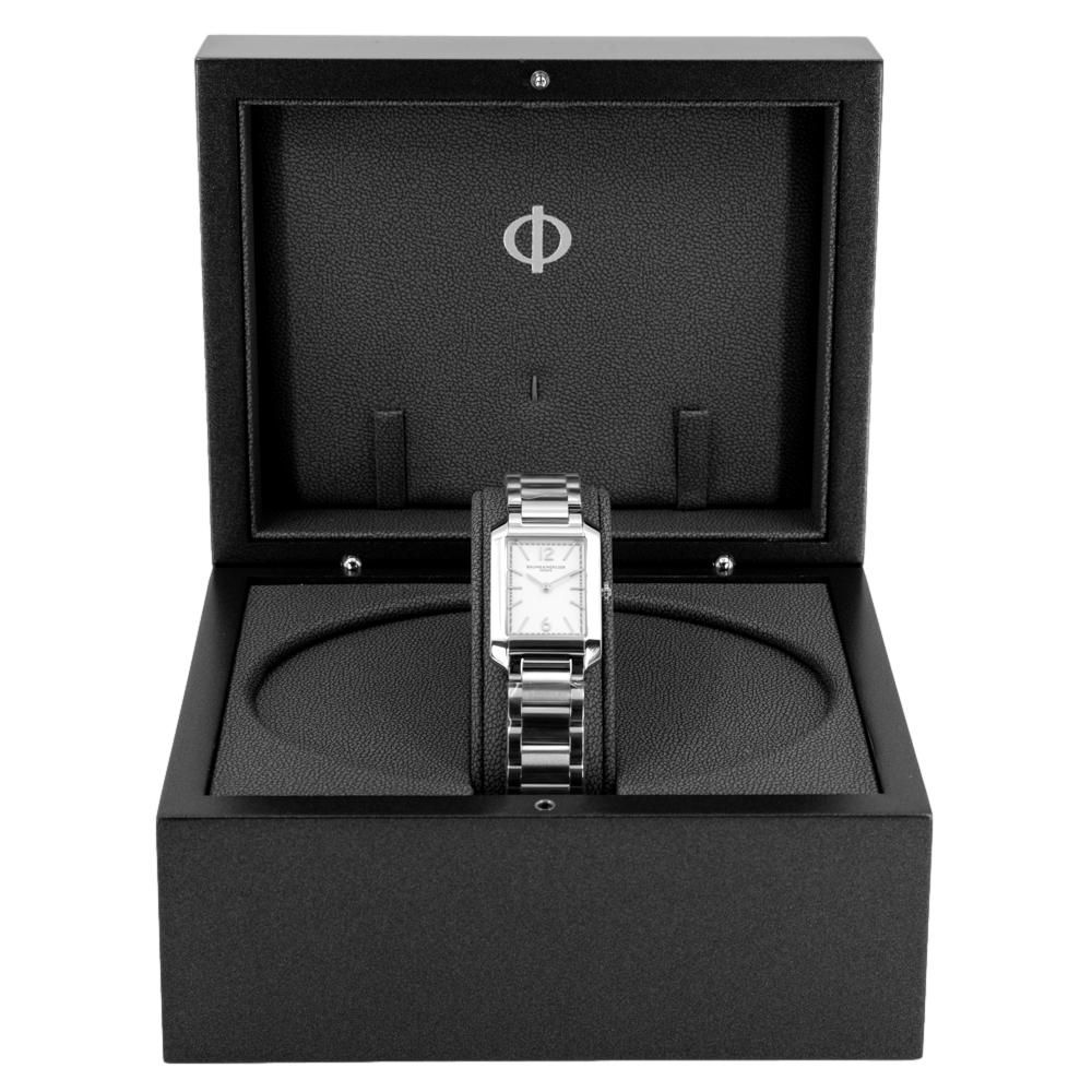 Baume&Mercier Ladies M0A10473 Hampton Rectangular Quartz