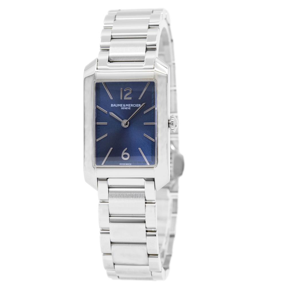 Baume&Mercier Ladies M0A10476 Hampton Blue Dial Quartz