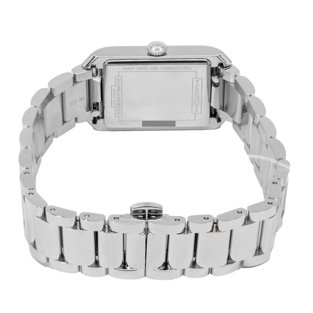 Baume&Mercier Ladies M0A10476 Hampton Blue Dial Quartz