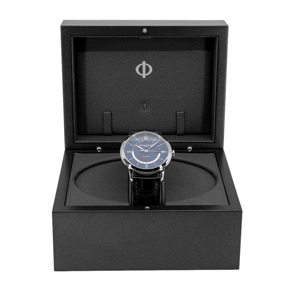 Baume&Mercier Men's M0A10482 Classima Dual Time Watch