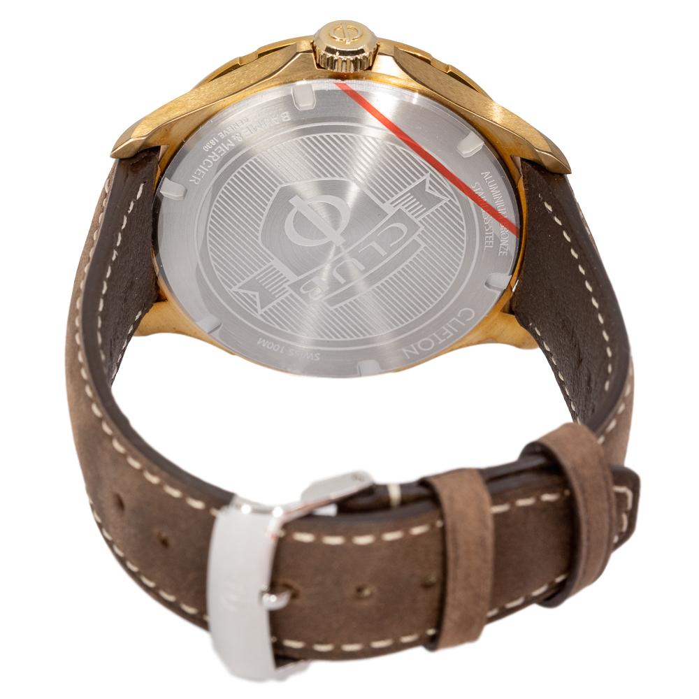 Baume et Mercier Herrenuhr M0A10503 Clifton Club Bronze