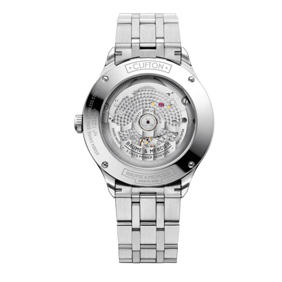 Baume&Mercier Men's M0A10505 Clifton COSC Certified Auto