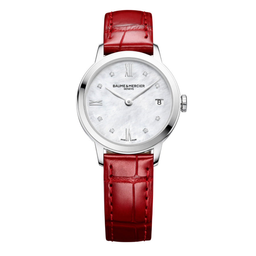 Baume&Mercier Ladies M0A10543 MoP Dial Diamonds Watch