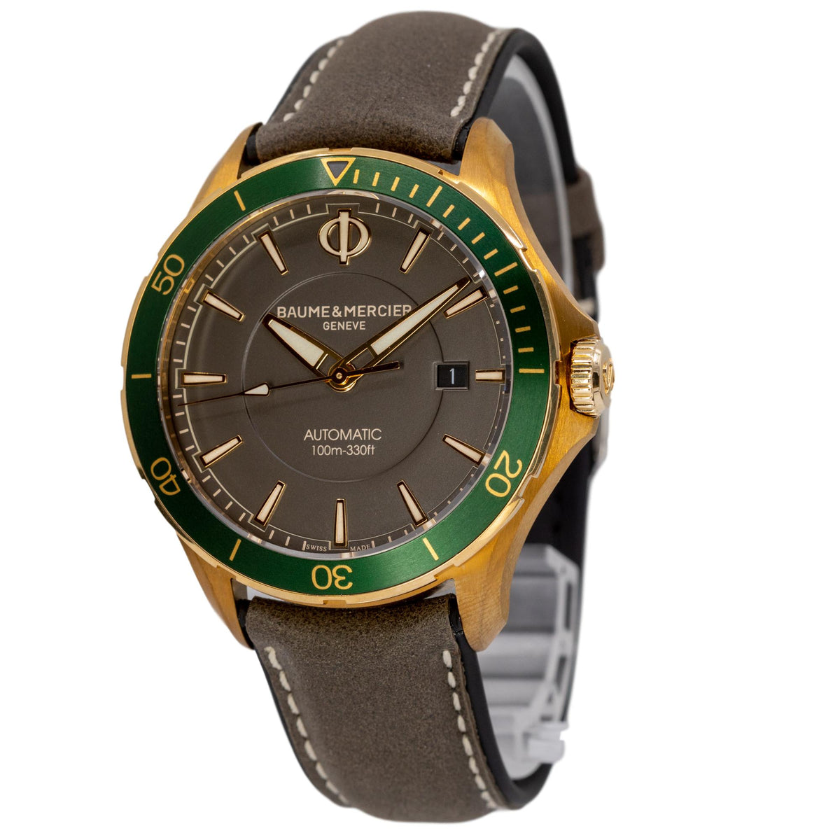 Baume et Mercier Herrenuhr M0A10565 Clifton Club Bronze