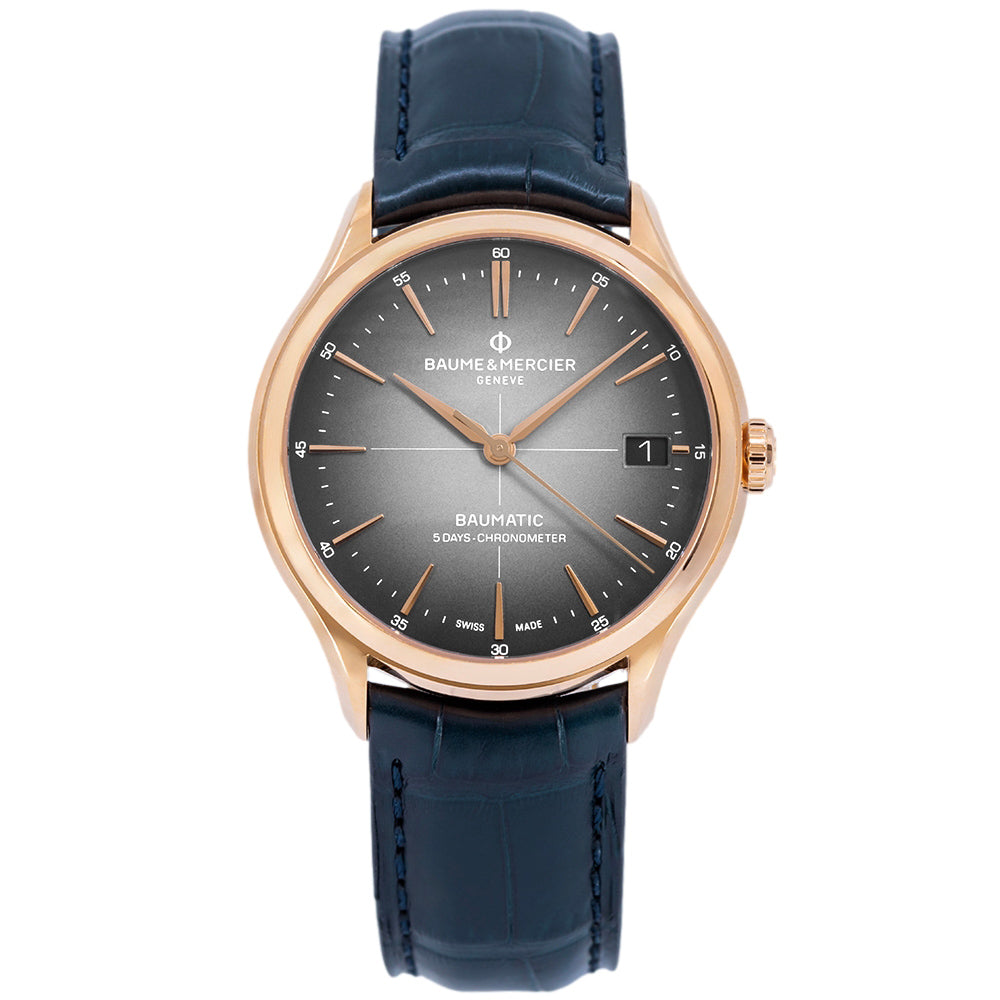 Baume & Mercier Men's M0A10584 Clifton Pink Gold Automatic