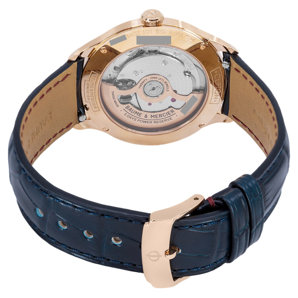 Baume & Mercier Men's M0A10584 Clifton Pink Gold Automatic