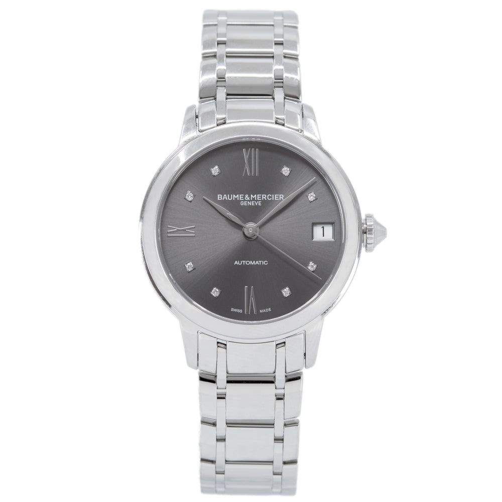Baume & Mercier Ladies M0A10610 Classima Grey Dial Auto