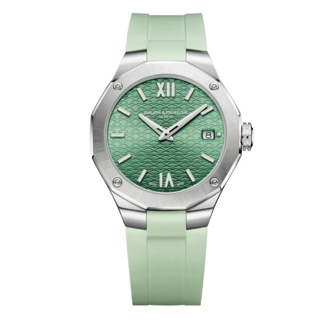 Baume&Mercier Men's M0A10611 Riviera Green Dial Watch