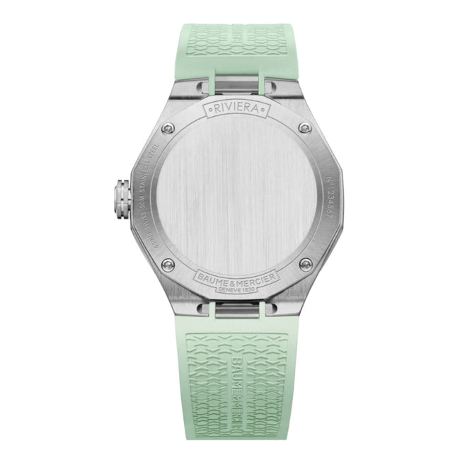 Baume&Mercier Men's M0A10611 Riviera Green Dial Watch