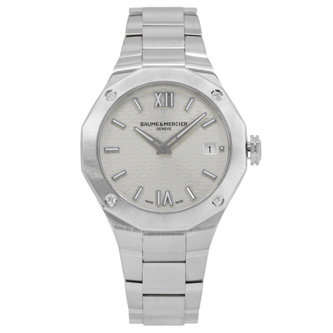 Baume & Mercier Ladies 10614 Riviera Silver Dial Quartz