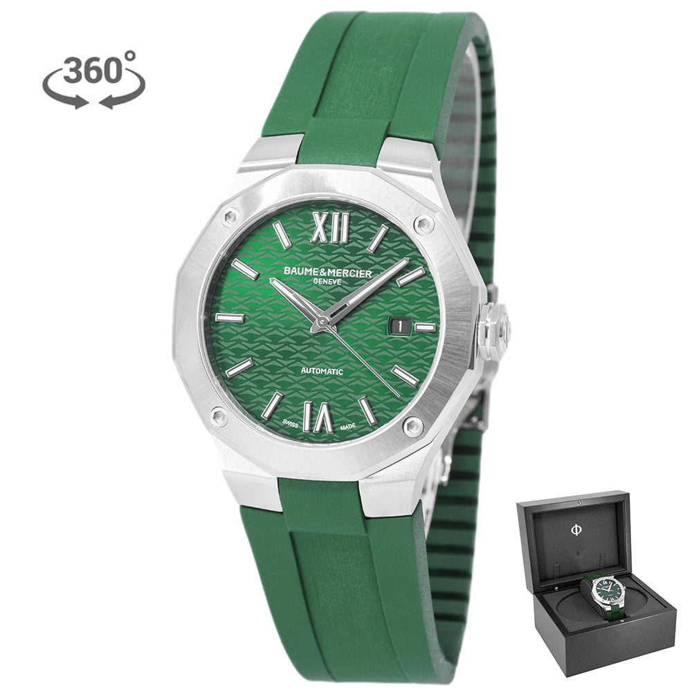 Baume&Mercier Men's M0A10618 Riviera Green Dial Auto