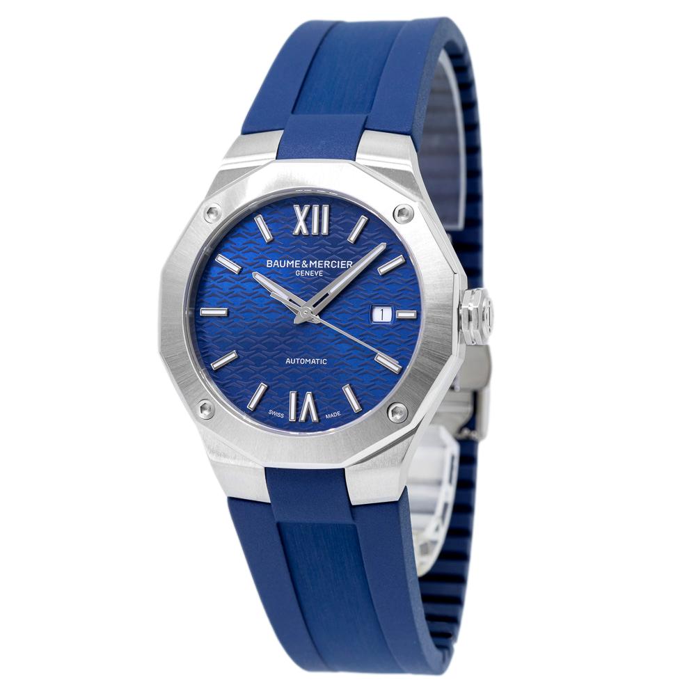 M0A10619-Baume&Mercier Men's M0A10619 Riviera Blue Dial Watch