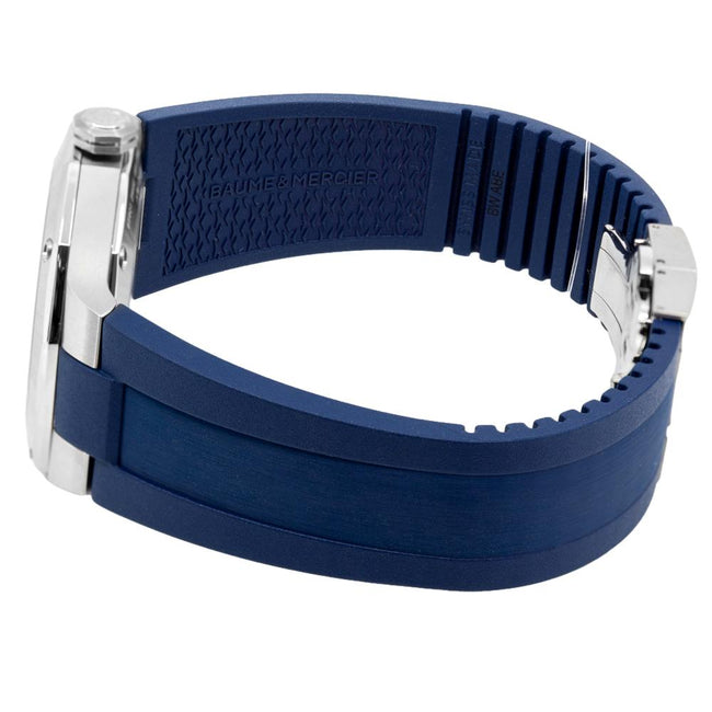 Baume&Mercier Men's M0A10619 Riviera Blue Dial Watch