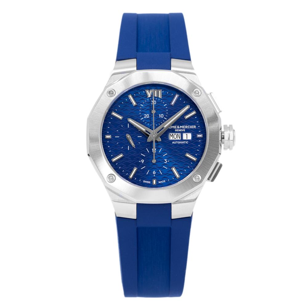 Baume & Mercier HerrenuhrM0A10623 Riviera Blaues Zifferblatt