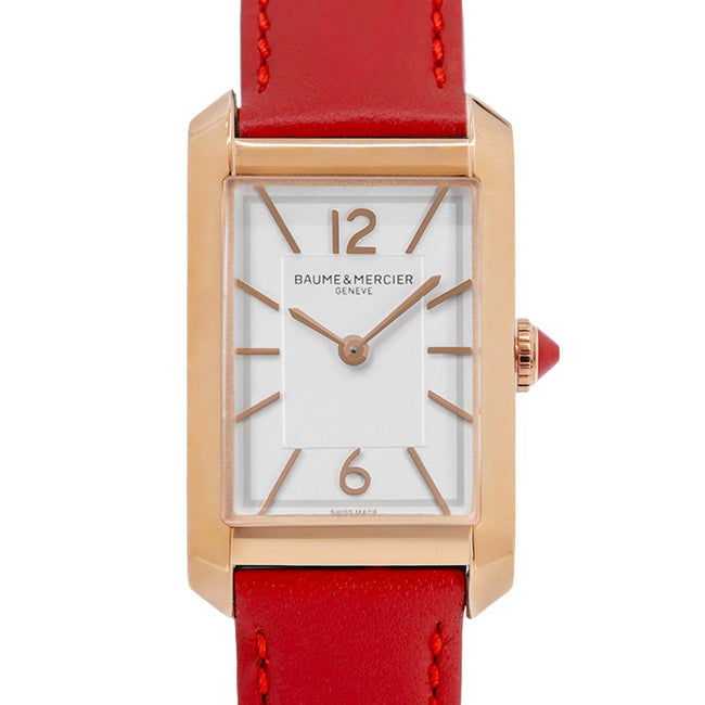 Baume & Mercier M0A10628 Hampton Pink Gold Titanium Quartz