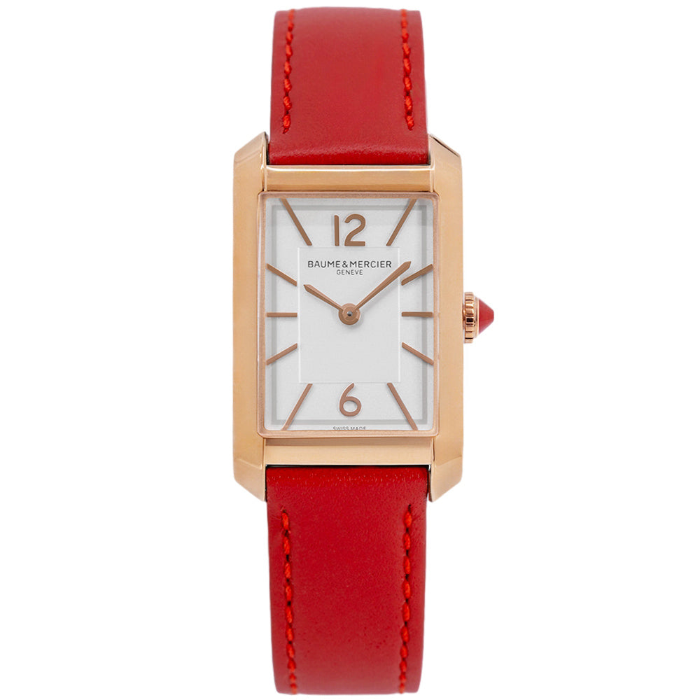Baume & Mercier M0A10628 Hampton Pink Gold Titanium Quartz