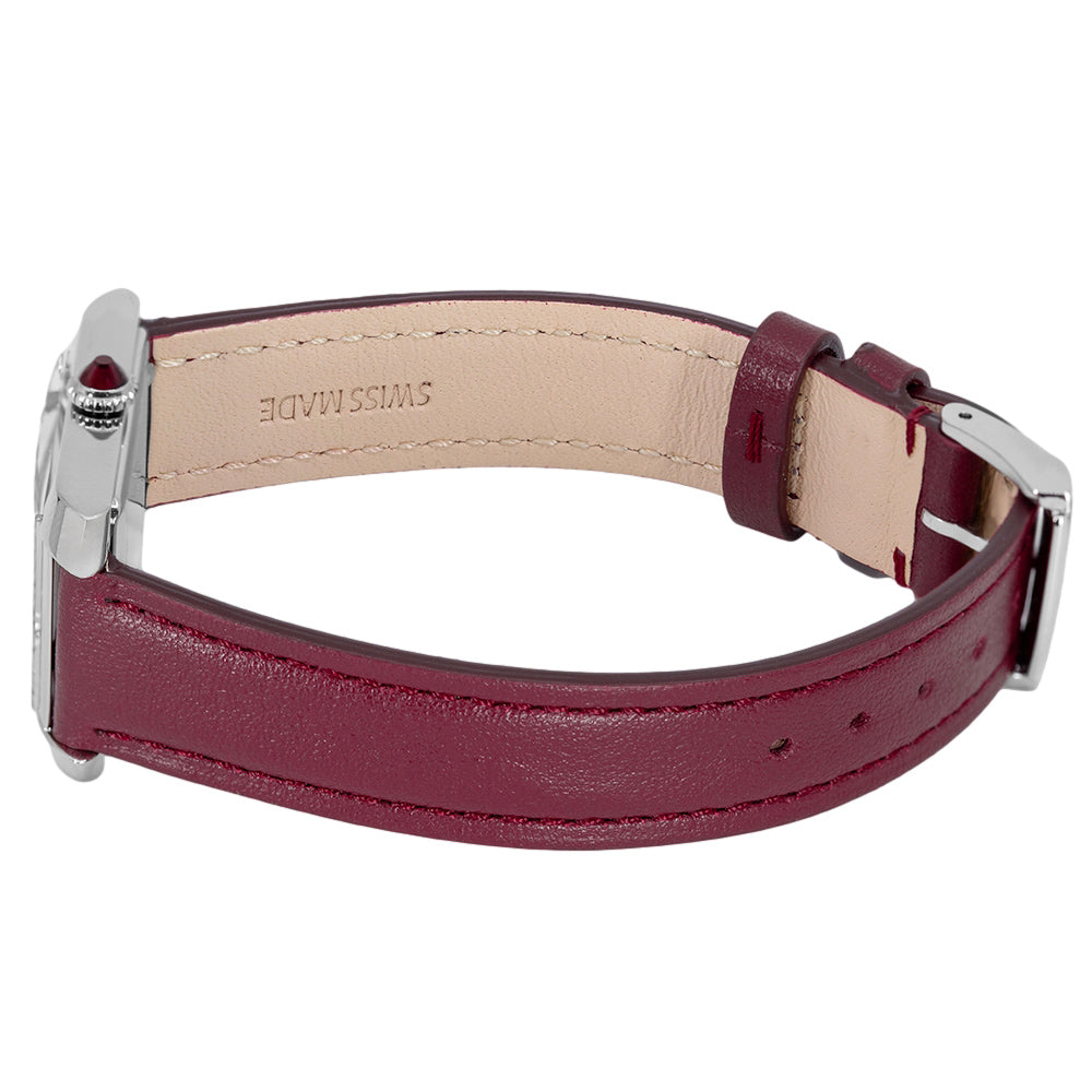 Baume & Mercier Women's M0A10673 Hampton Burgundy Quartz