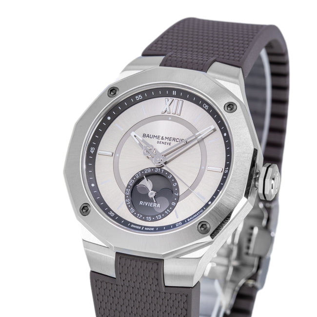 Baume & Mercier Men's M0A10681 Riviera 43mm Moonphase Auto