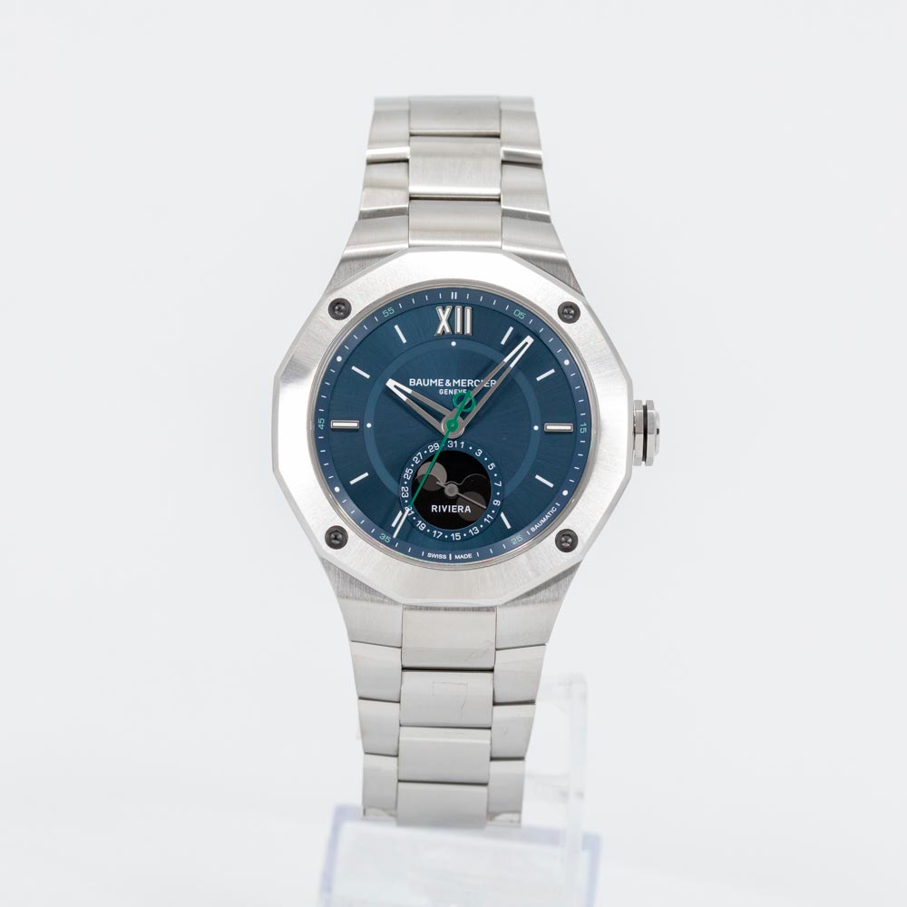 M0A10682-Baume&Mercie Men's M0A10682 Riviera Moon Phase Watch