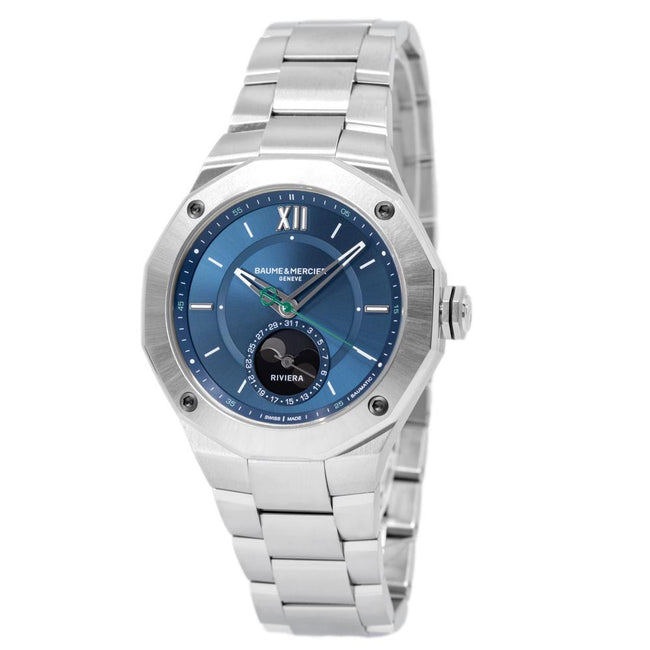 Baume&Mercie Men's M0A10682 Riviera Moon Phase Watch