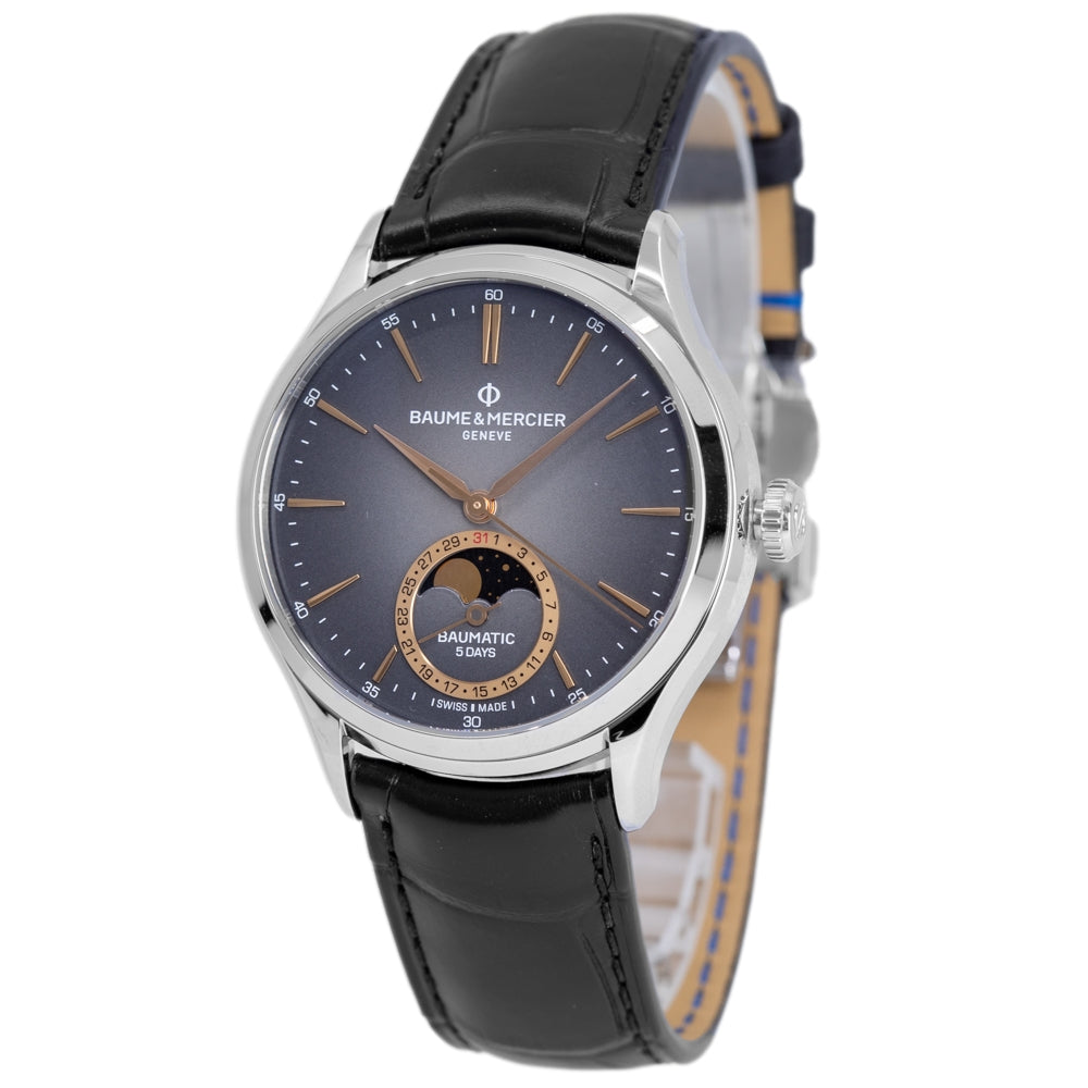 Baume & Mercier Men's M0A10758 Clifton 39mm Moonphase Auto