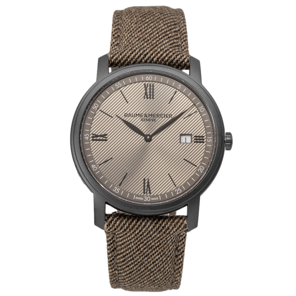 Baume & Mercier Men's M0A10767 Classima Grey Dial 42mm Quartz
