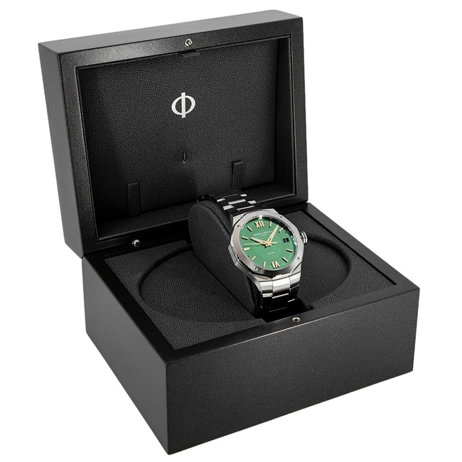 Baume & Mercier Men's 10770 Riviera 39 mm Green Dial Auto