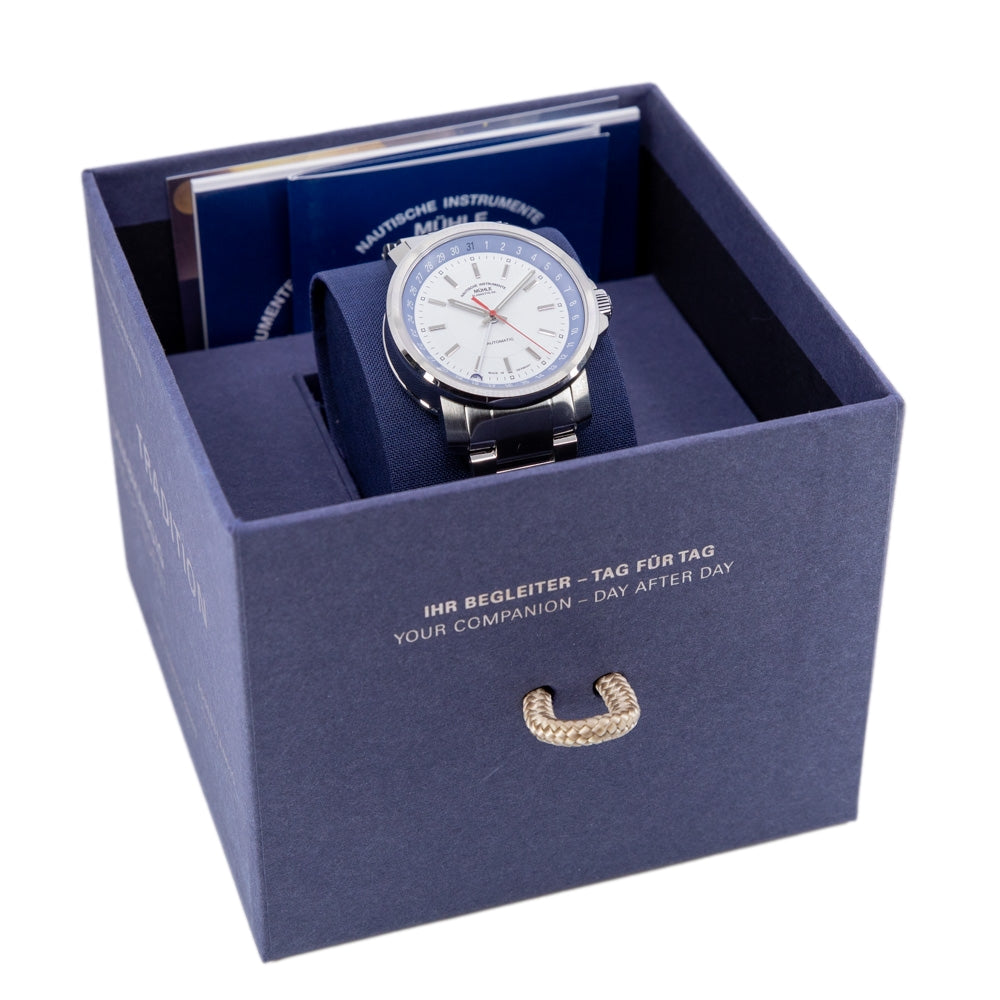 Muhle Glashütte Herrenuhr M1-25-32-MB 29er Zeigerdatum