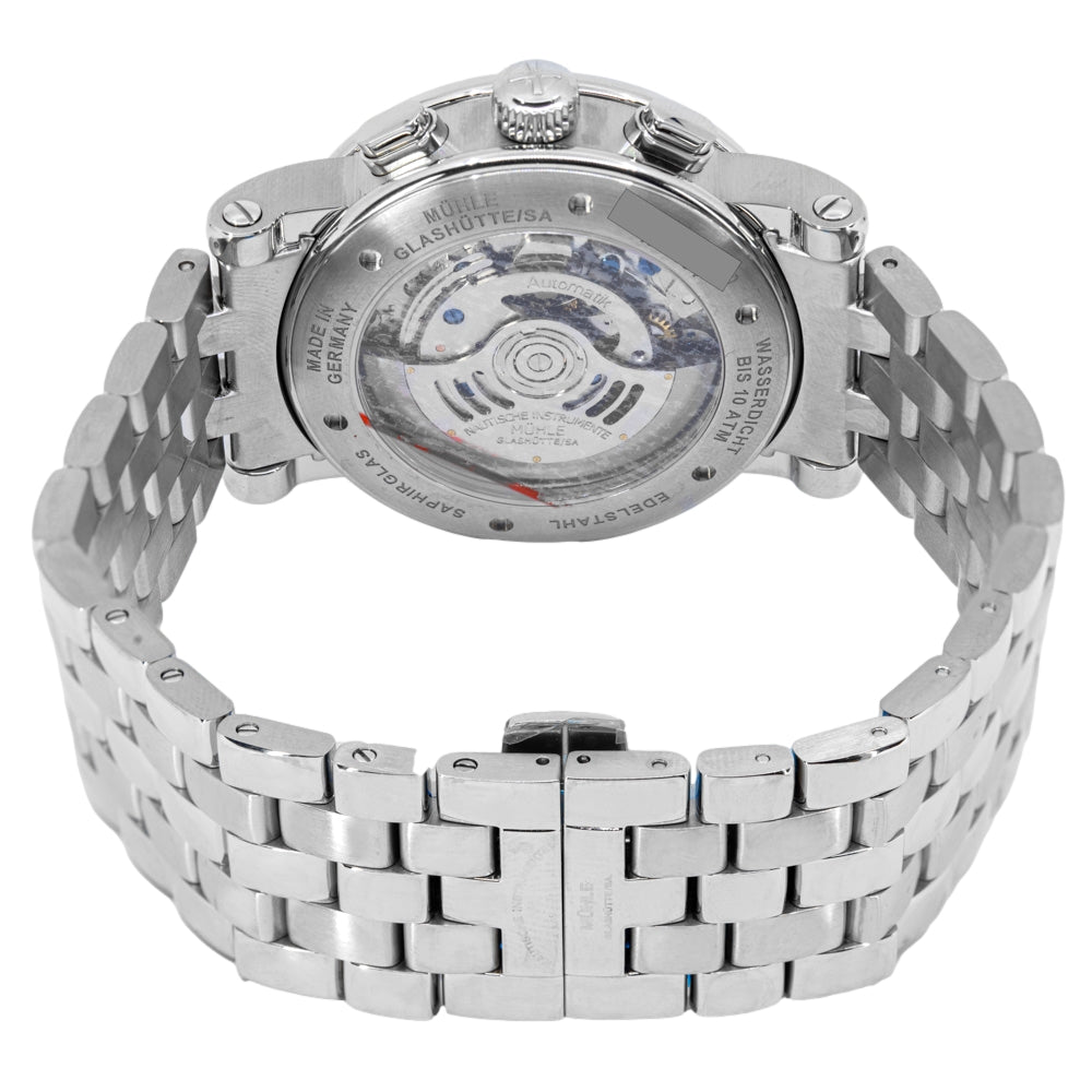 Muhle Glashütte Herrenuhr M1-30-92-MB Teutonia II Chronograph