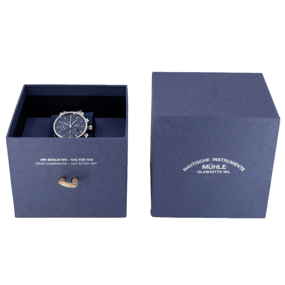 Muhle Glashütte Herrenuhr M1-30-92-MB Teutonia II Chronograph