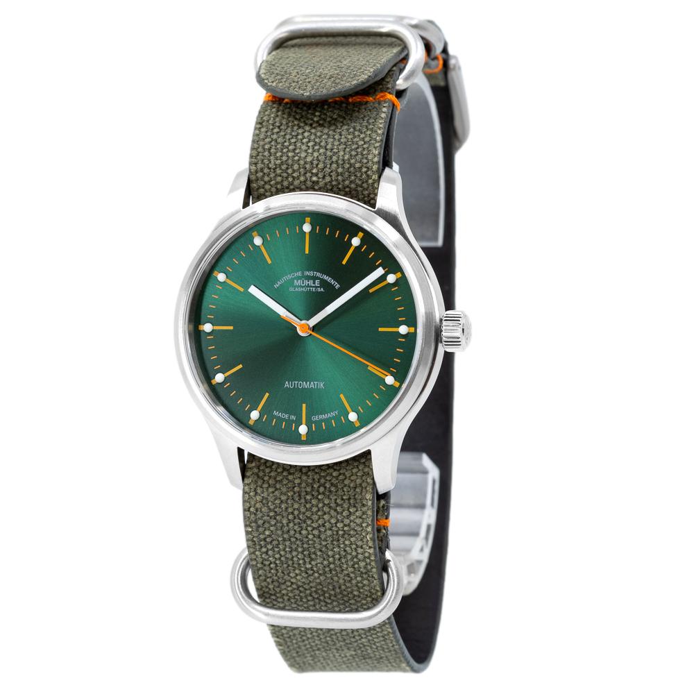 M1-40-76-NB-II-Muhle Glashutte Men's M1-40-76-NB-II Panova Green Dial Watch