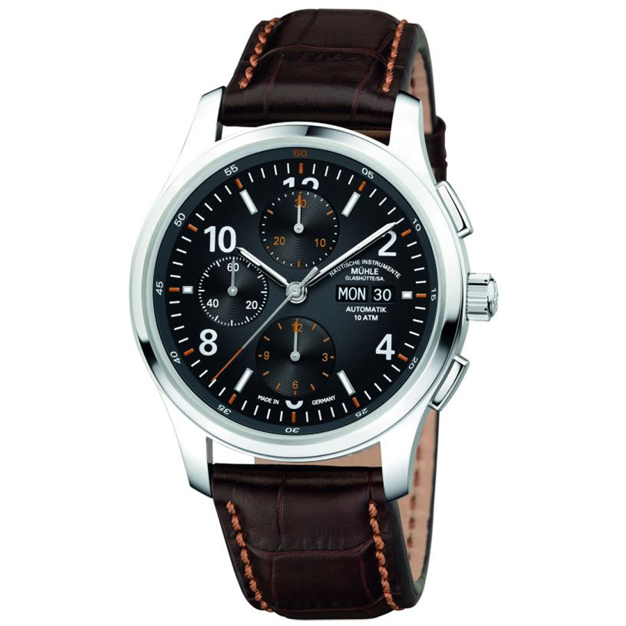Muhle Glashütte Herren M1-43-06-LB 29er Chronograph Schwarz