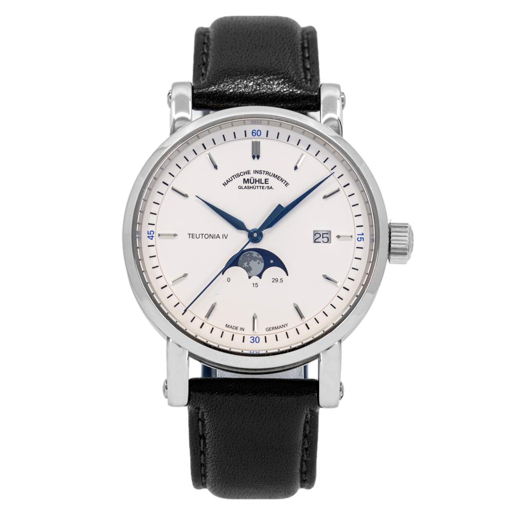 M1-44-05-LB-Muhle Glashutte Men M1-44-05-LB Teutonia IV Mondphase Watch