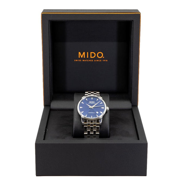 Mido Men's M8600.4.15.1 Baroncelli Midnight Blue Date Watch