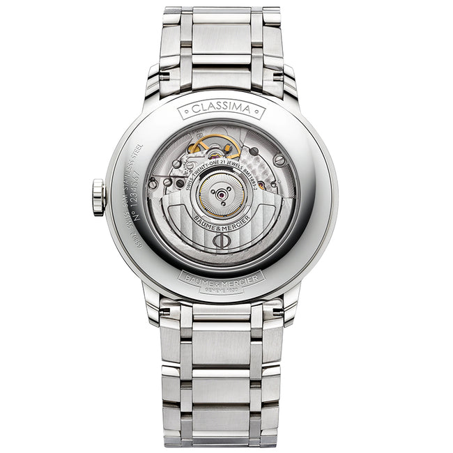 Baume&Mercier Men's M0A10273 Dual Time Date Display Watch