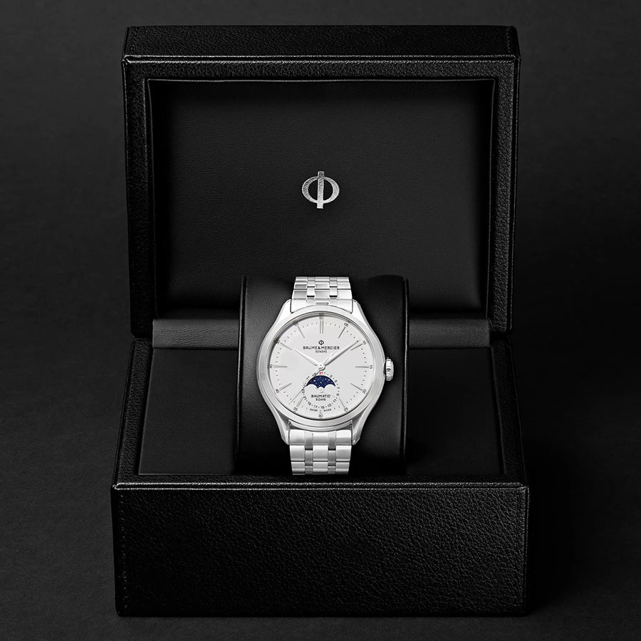 Baume&Mercier Men's 10552 Clifton Baumatic Moon Phase Watch