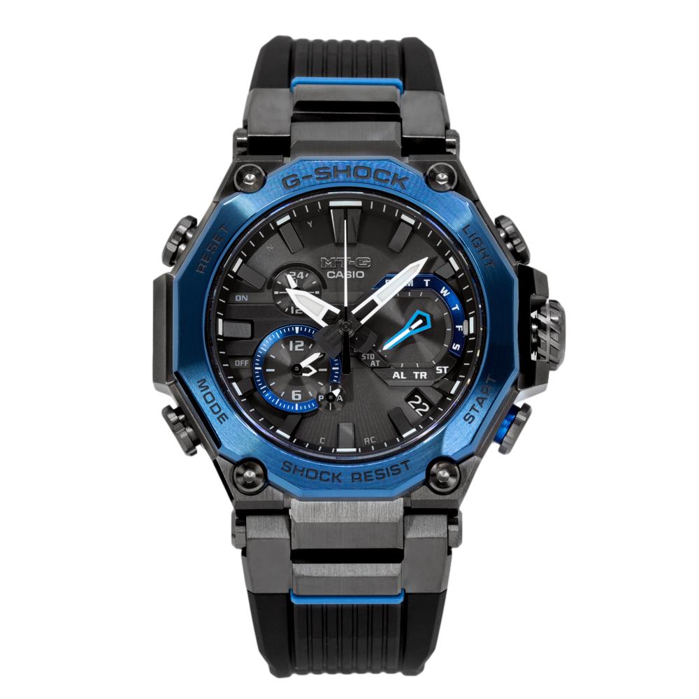 Casio Herrenuhr MTG-B2000B-1A2ER MT-G Shock mit blauer Lünette