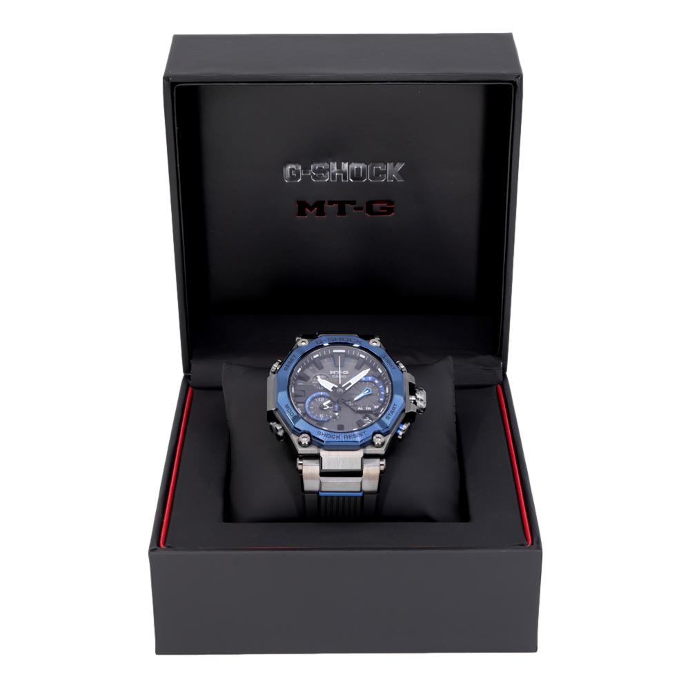 Casio Herrenuhr MTG-B2000B-1A2ER MT-G Shock mit blauer Lünette