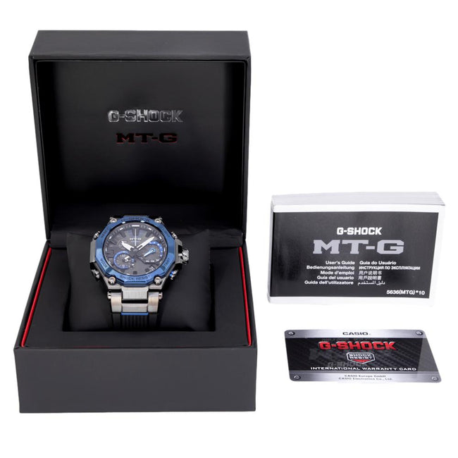 Casio Men's MTG-B2000B-1A2ER  MT-G Shock Blue Bezel Watch