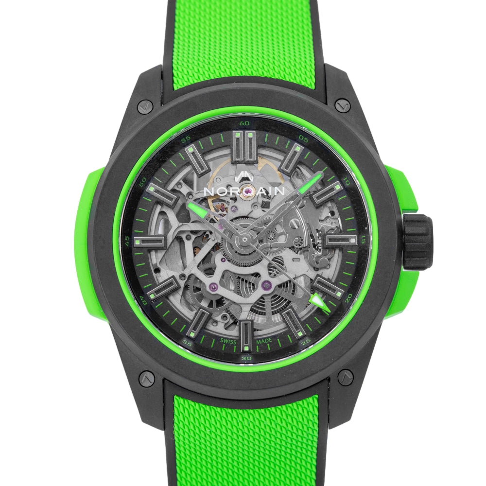 Norqain NNQ3000QBE2AS/B014 Wild One Skeleton 42mm Gecko Auto