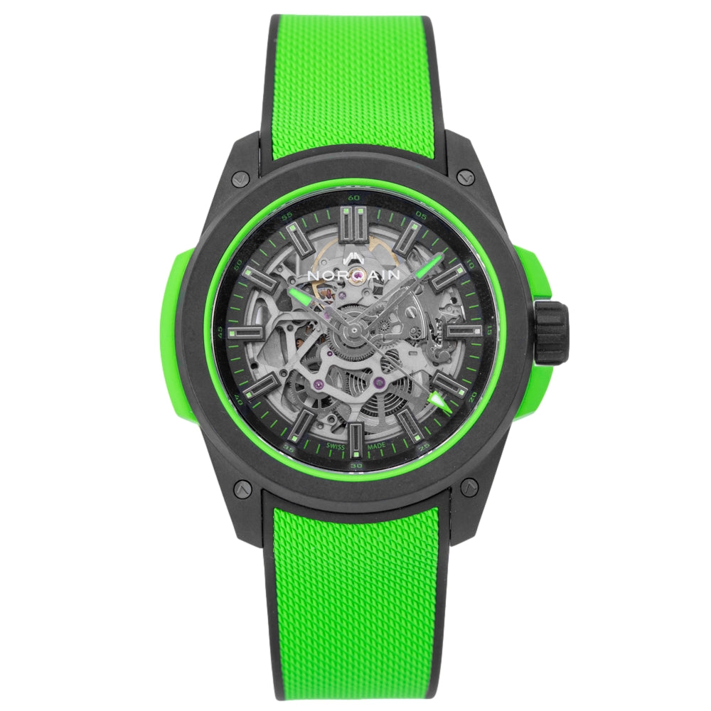 Norqain NNQ3000QBE2AS/B014 Wild One Skeleton 42mm Gecko Auto