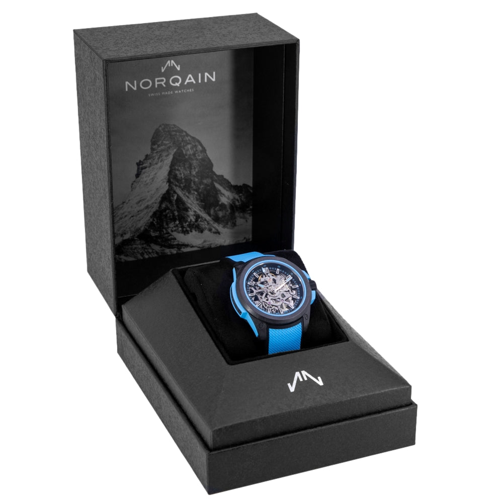 Norqain NNQ3001QBA1AS/B002 Wild One Skeleton Sky Blue Auto