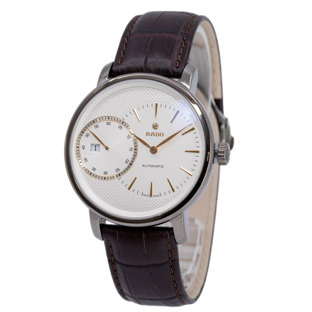 Rado Men's R14129116 DiaMaster Grande Seconde 43mm Automatic